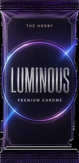 Luminous, a chrome parallel card pack from The Hobby: Card Career.